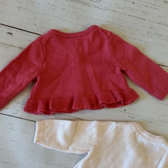 Janie and Jack Girls' Pink Cardigan Set - Picture 6 of 6